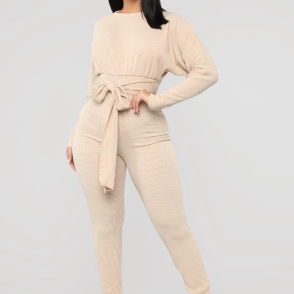 Nude jumpsuit